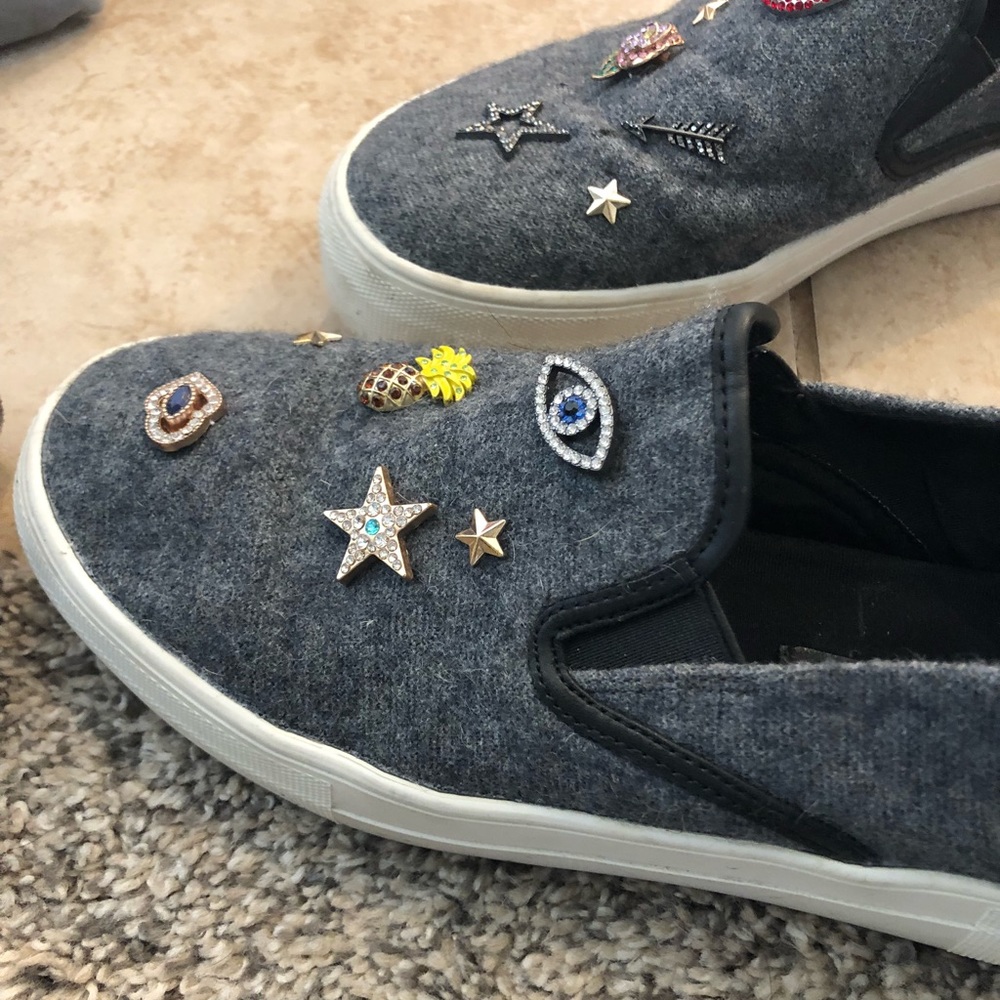 Steven Madden like new slip on loafers!